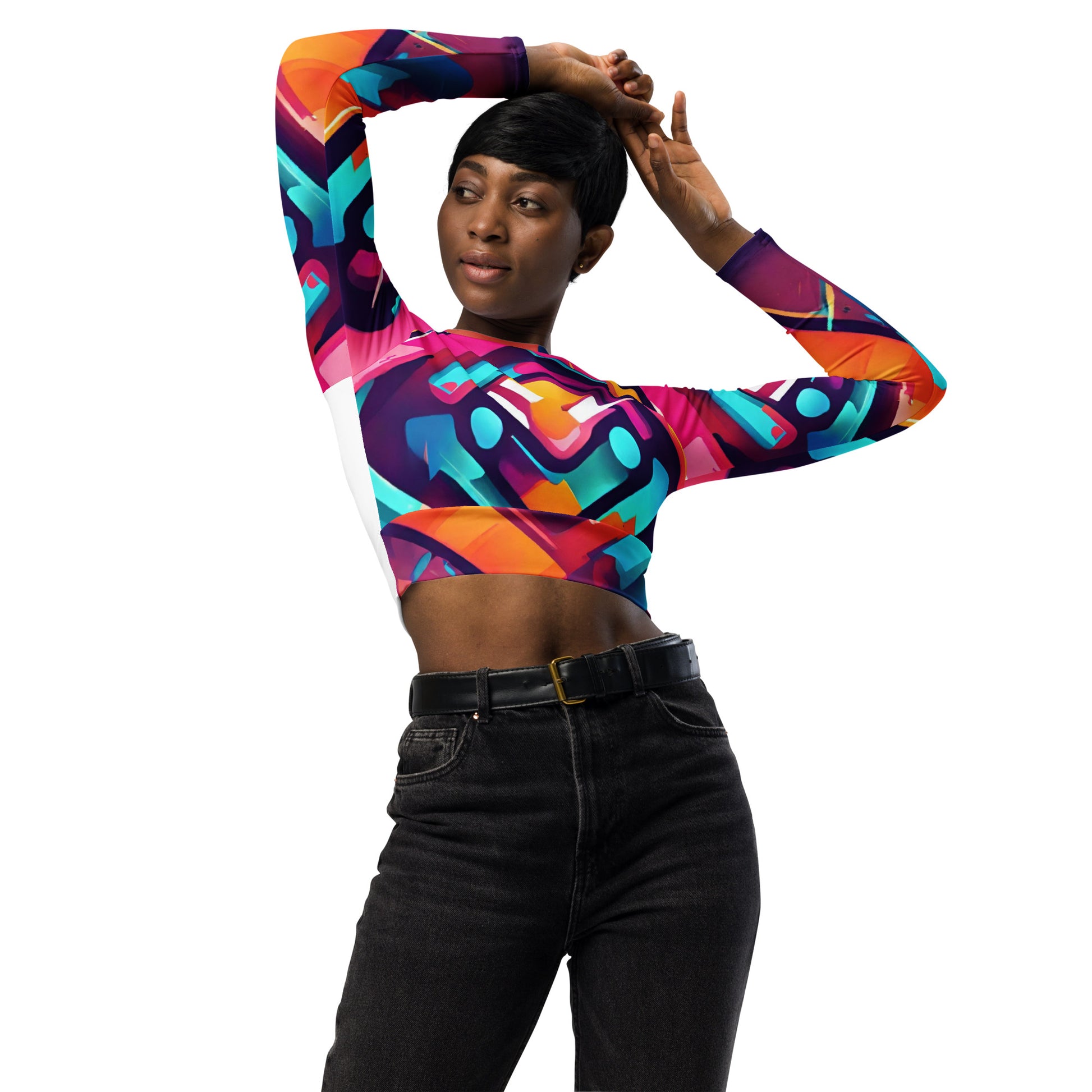 MOMPreneur Long-sleeve crop top-Aviana Legacy Collections