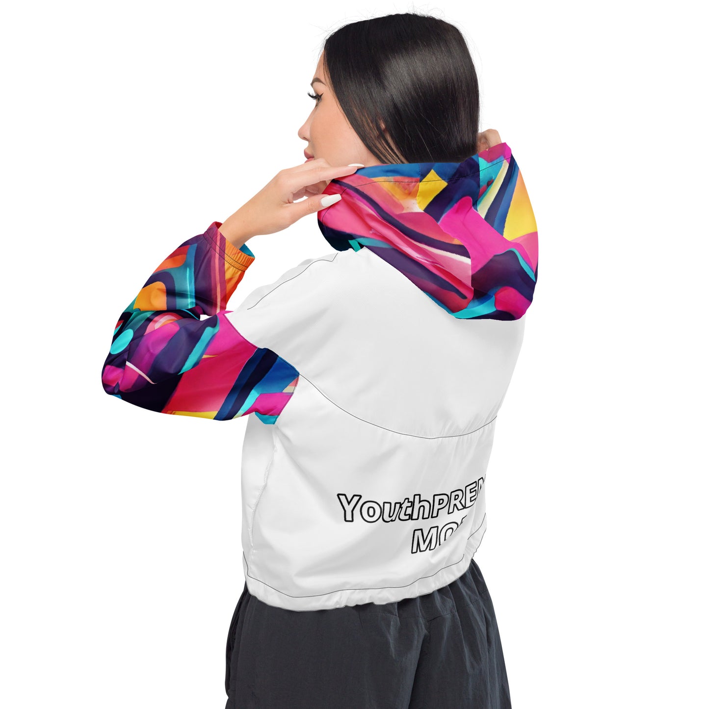 YOUTHPreneur MOM - Cropped windbreaker-Aviana Legacy Collections