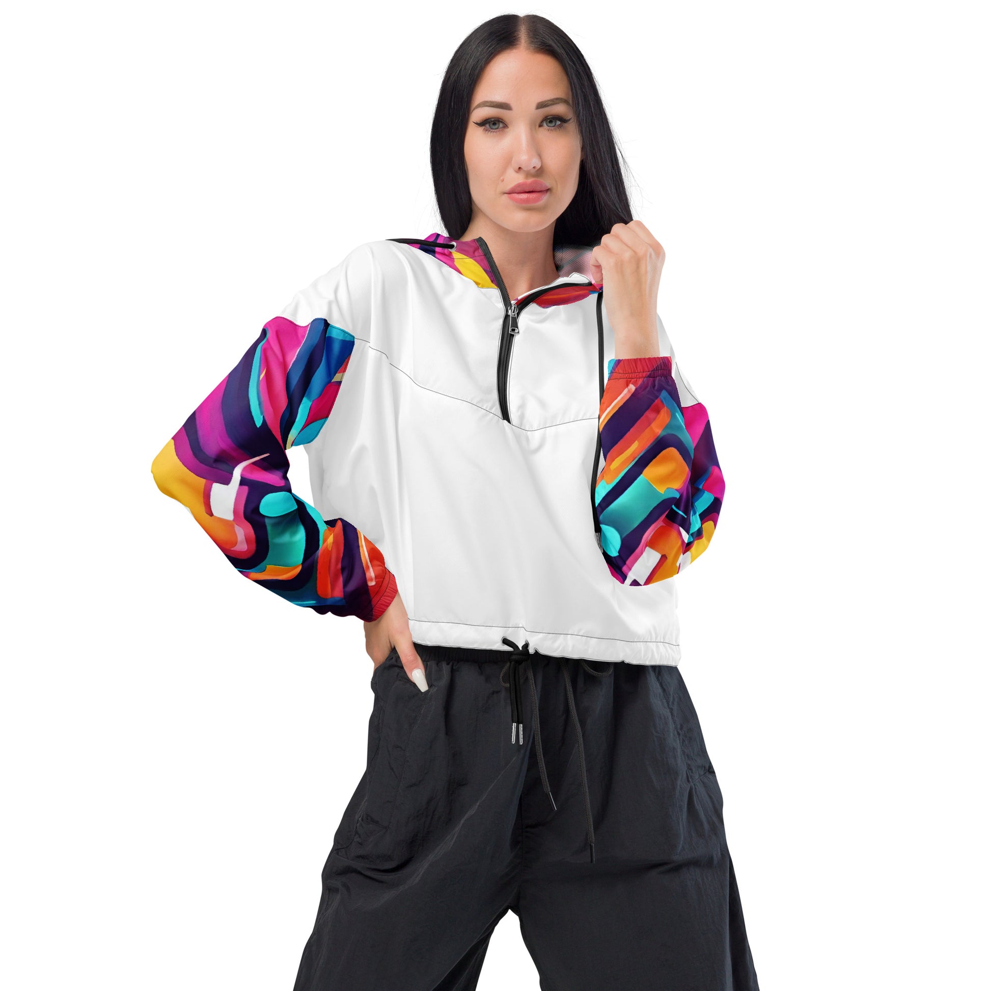 YOUTHPreneur MOM - Cropped windbreaker-Aviana Legacy Collections