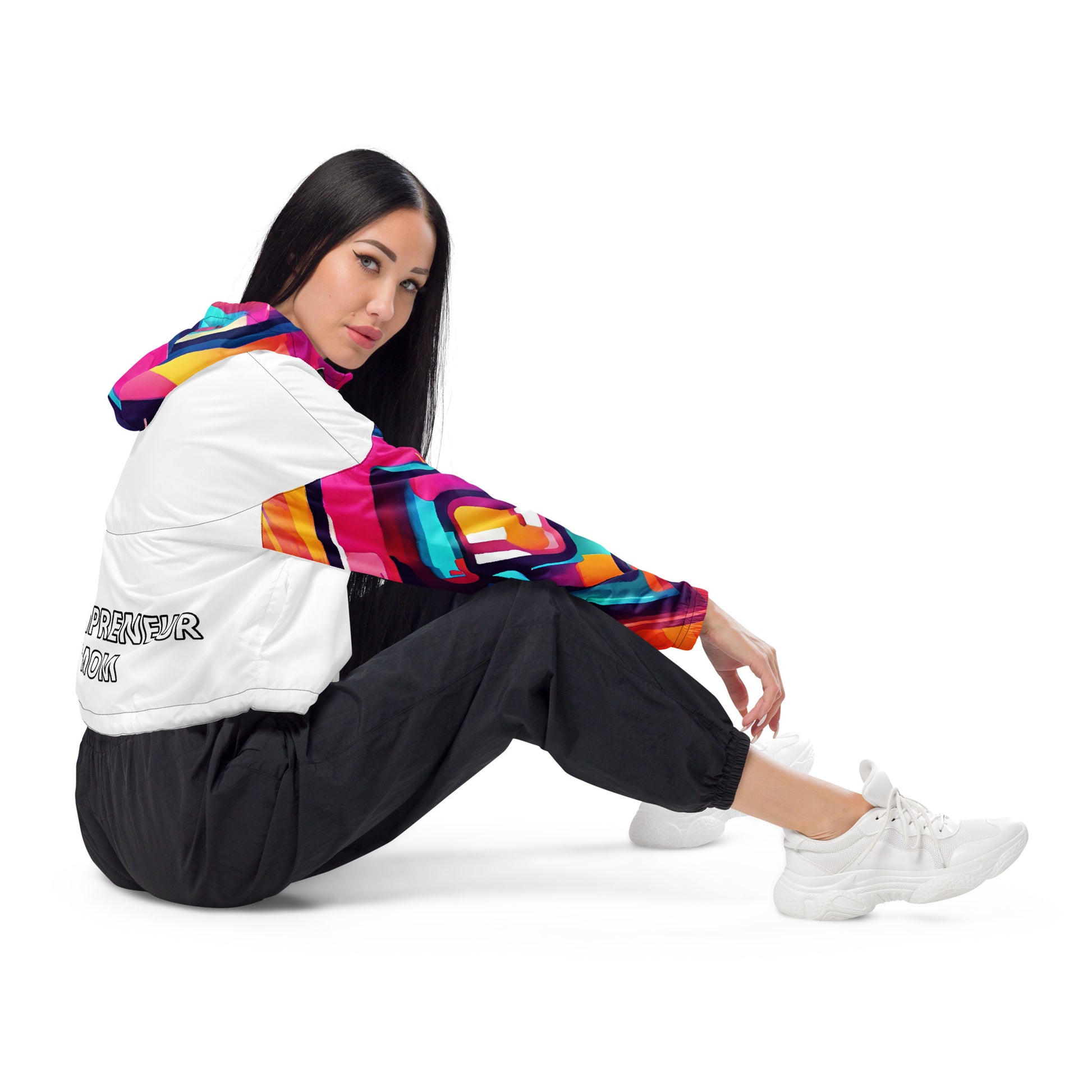 YOUTHPreneur MOM - Cropped windbreaker-Aviana Legacy Collections